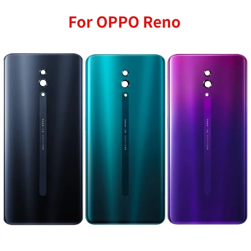 

New Back Glass For OPPO Reno CPH1917 Battery Back Cover Rear Door Housing Back Case Replacement Parts