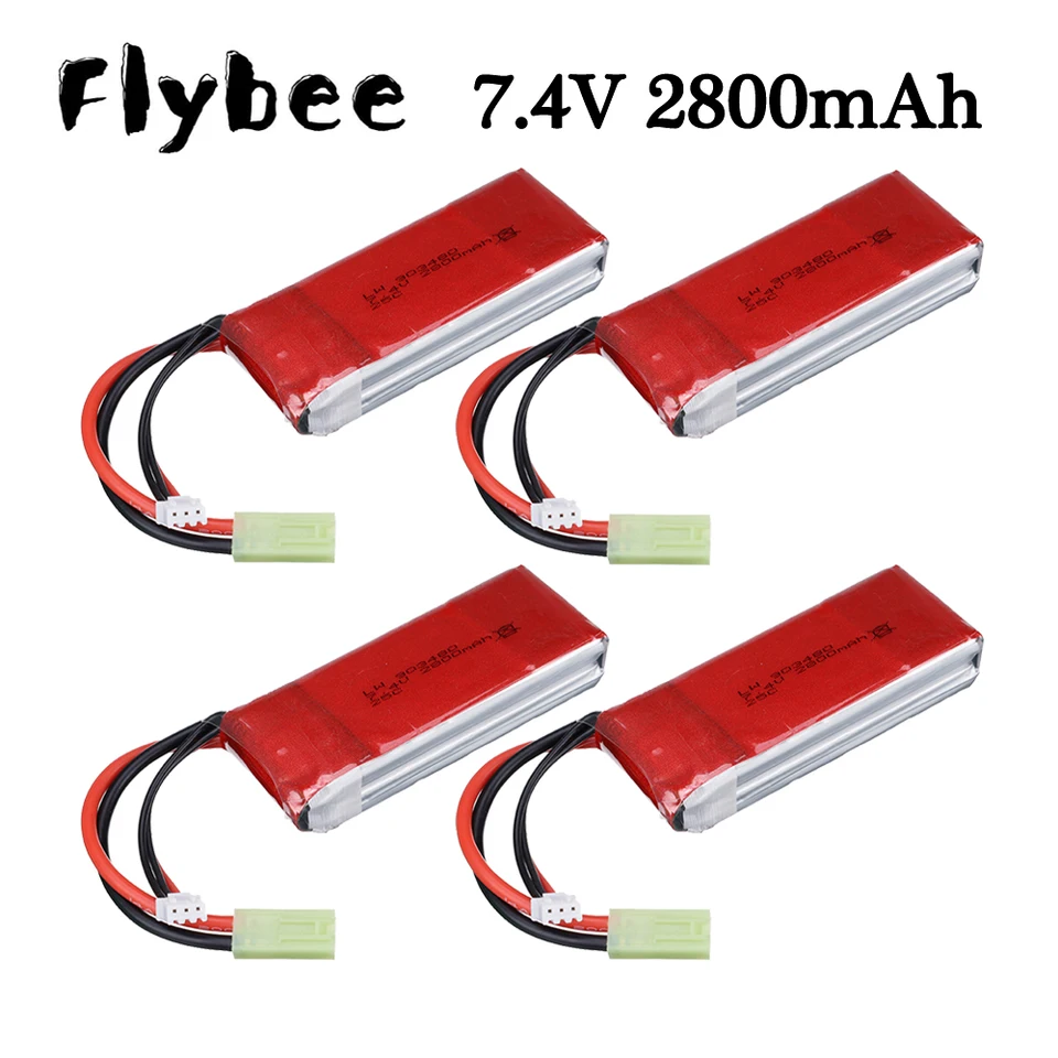 Batterie Li-Po 7,4V 1500mAh Pour Bateau RC Feilun FT009-15 - Connecteur Mini JST, Vhbw