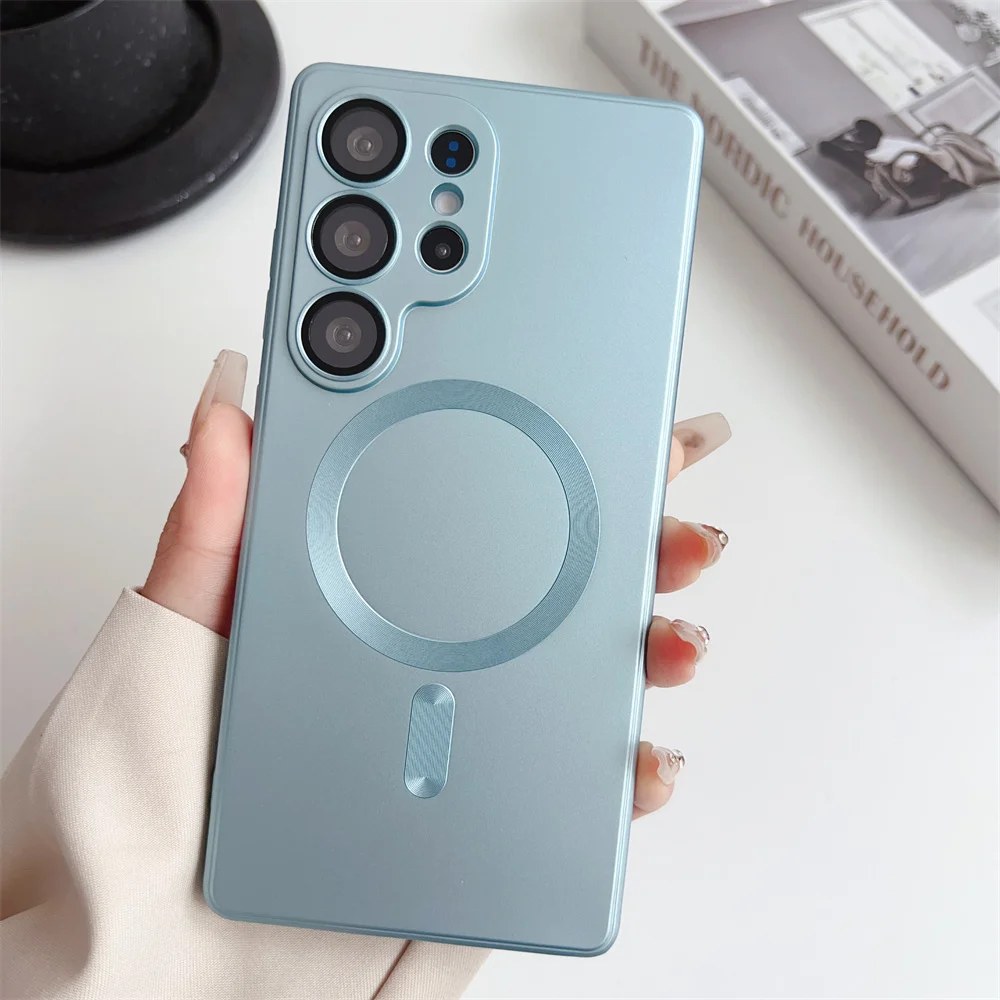 Luxury Metal Color Slim Phone Case - Premium Protective Cover