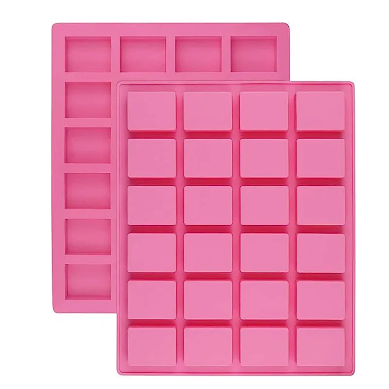 24CavityDIYSiliconeSoapMoldsClassicalHandmadeSiliconeMoldsfor