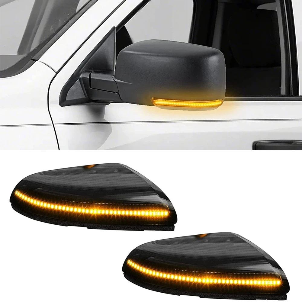 

2X Car LED Side Mirror Turn Signal Light Lamp Diversion Bulb For Dodge Ram 1500 2500 2010-2018 Ram 1500 Classic 2019 2020 2021