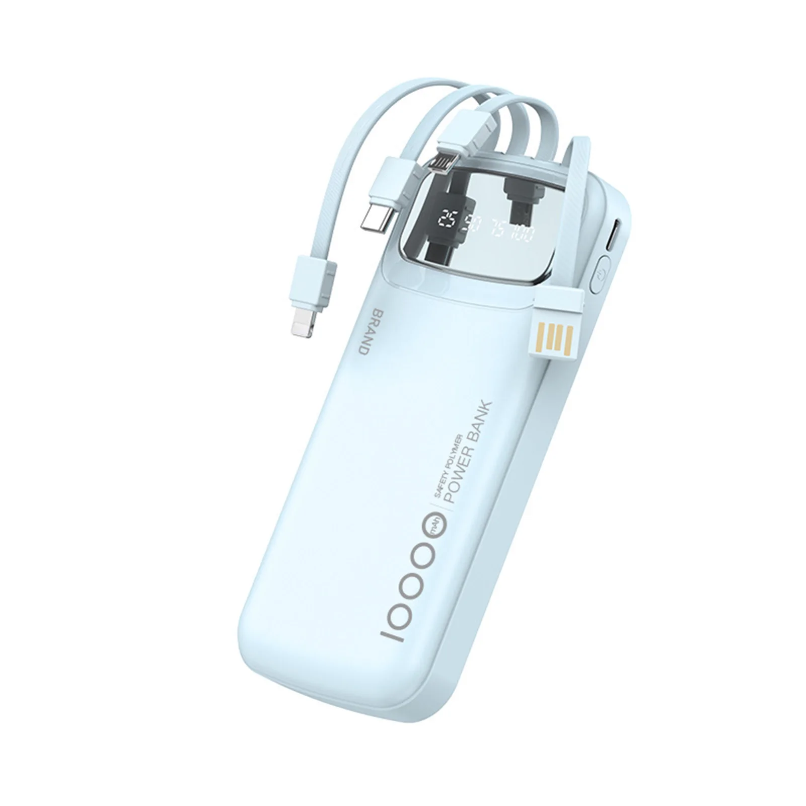 Power Bank con display digitale da 20000 mAh Batteria esterna a ricarica rapida Cavo integrato Power Bank certificato CCC per Samsung iPhone - Image 6