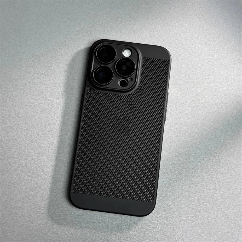 Ultra Thin Honeycomb Mesh Hard PC Case with Lens Protection and Heat Dissipation