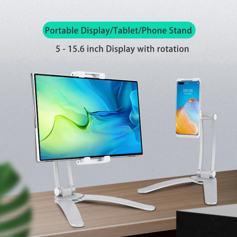 Rotating Portable Monitor 7 To 15 Inch Desk Mount Holder Tablet Stand