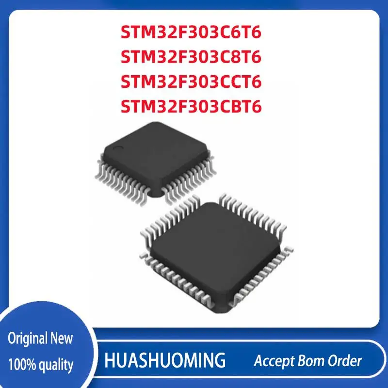 

NEW 5Pcs/Lot STM32F303C6T6 STM32F303C8T6 STM32F303CCT6 STM32F303CBT6 LQFP48