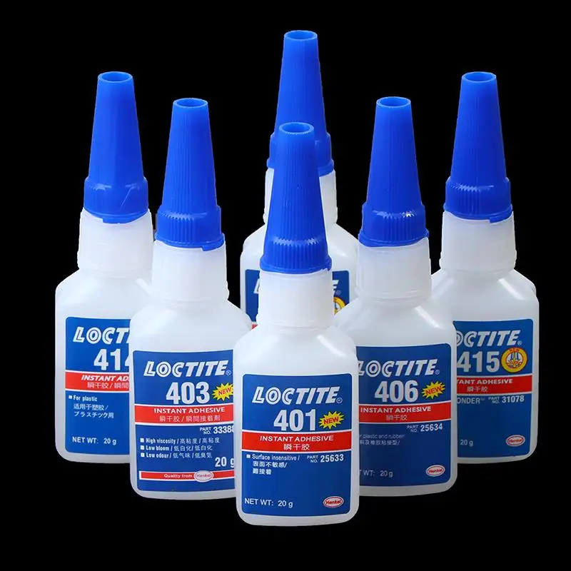 20g Loctite 406 Super Glue Instant Adhesive Universal Type Sticky Plastic  Rubber Quick-drying Glue