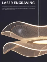 Round Modern Home Led Light for Living Room Nordic Led Ceiling Chandelier for Dining Room Indoor Living Room Pendant Lights 4