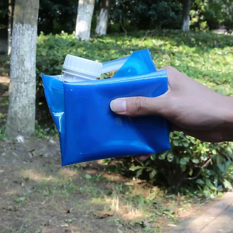 1/2/3pcs 5/10L Portable Camping Water Bag Foldable Drinking Water Bucket Large Capacity Water Container For Outdoor Travel