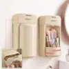 Wall Mounted Brush Holder Makeup Brush Organizer,360° Rotating Storage Holder for Cosmetics Makeup Organizer with Drawers 4