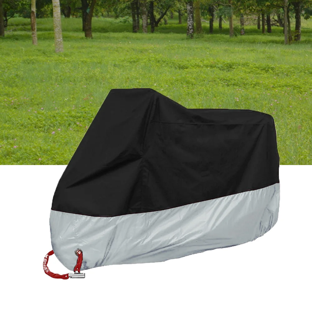 

Motorcycle Motorbike Waterproof Water Resistent Rain UV Protective Breathable Cover Outdoor Indoor With Storage Bag Size M