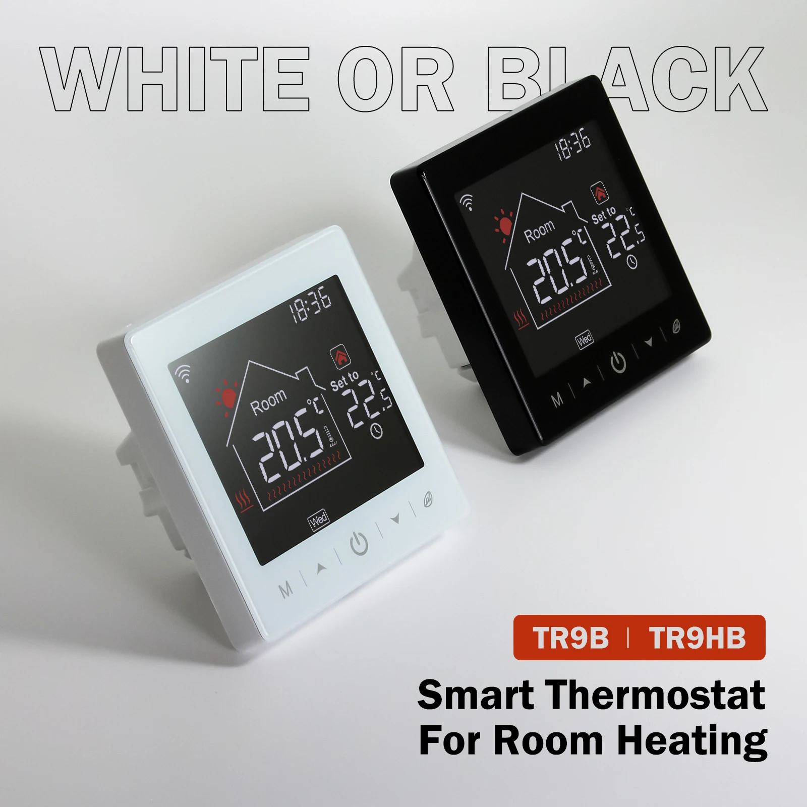 Beok Tuya WIFI Heating Thermostat for Water/Electric Floor Heating Warm Underfloor Temperature Controller Smart Home Alexa