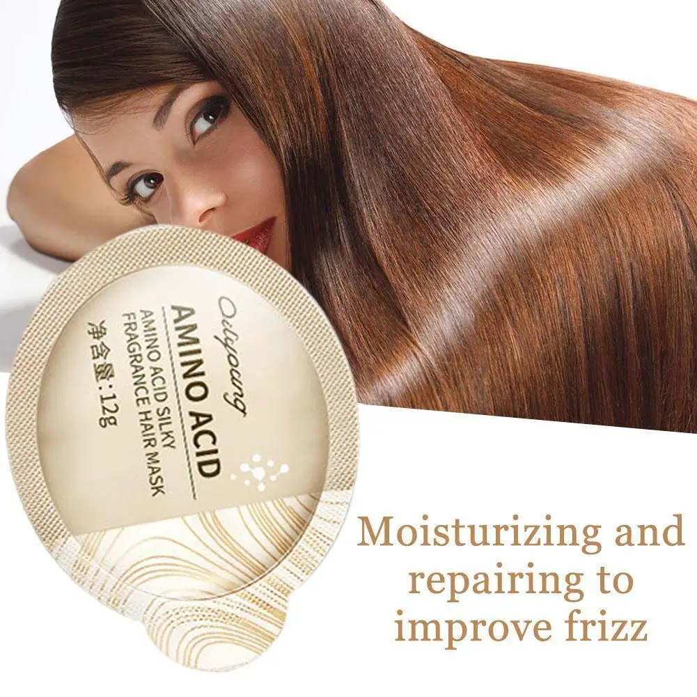 Lyn Hejse Ledig 7pcs Amino Acid Hair Mask Repair Keratin Anti-hair Loss Treatment Dry Frizz  Nourish Silky Hair Essence Conditioner Hair Balm - Hair Treatment Masks -  AliExpress