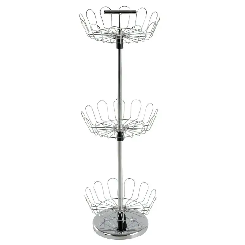 

Tier Revolving Shoe Tree Orgainzer Rack with Chrome Finish by Handheld sewing machine portable Hand sewing machine Maquina de co