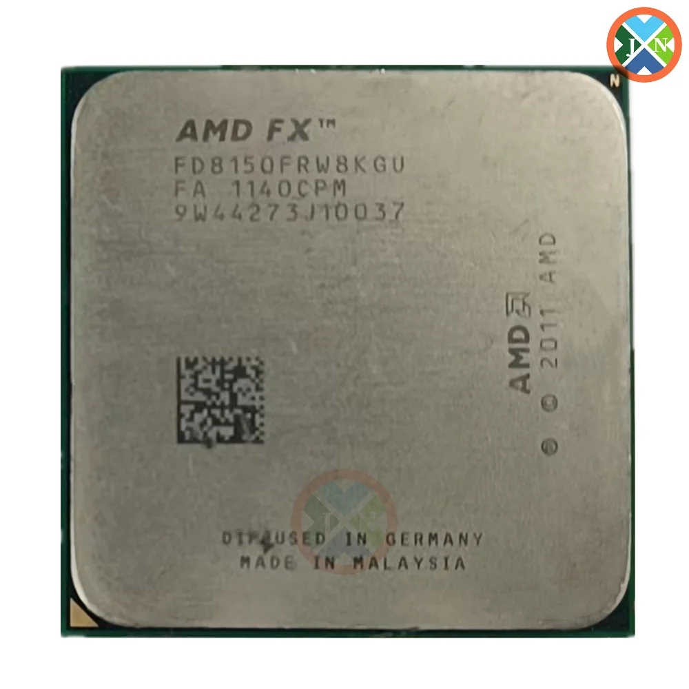 Amd Fx8150 fx 8150 Cpu fx 8150 Fd8150frw8kgu 125w 3.6ghz Am3 Mais 32nm 8mb Octa Core Oito Núcleos Desktop Peças Raspadas