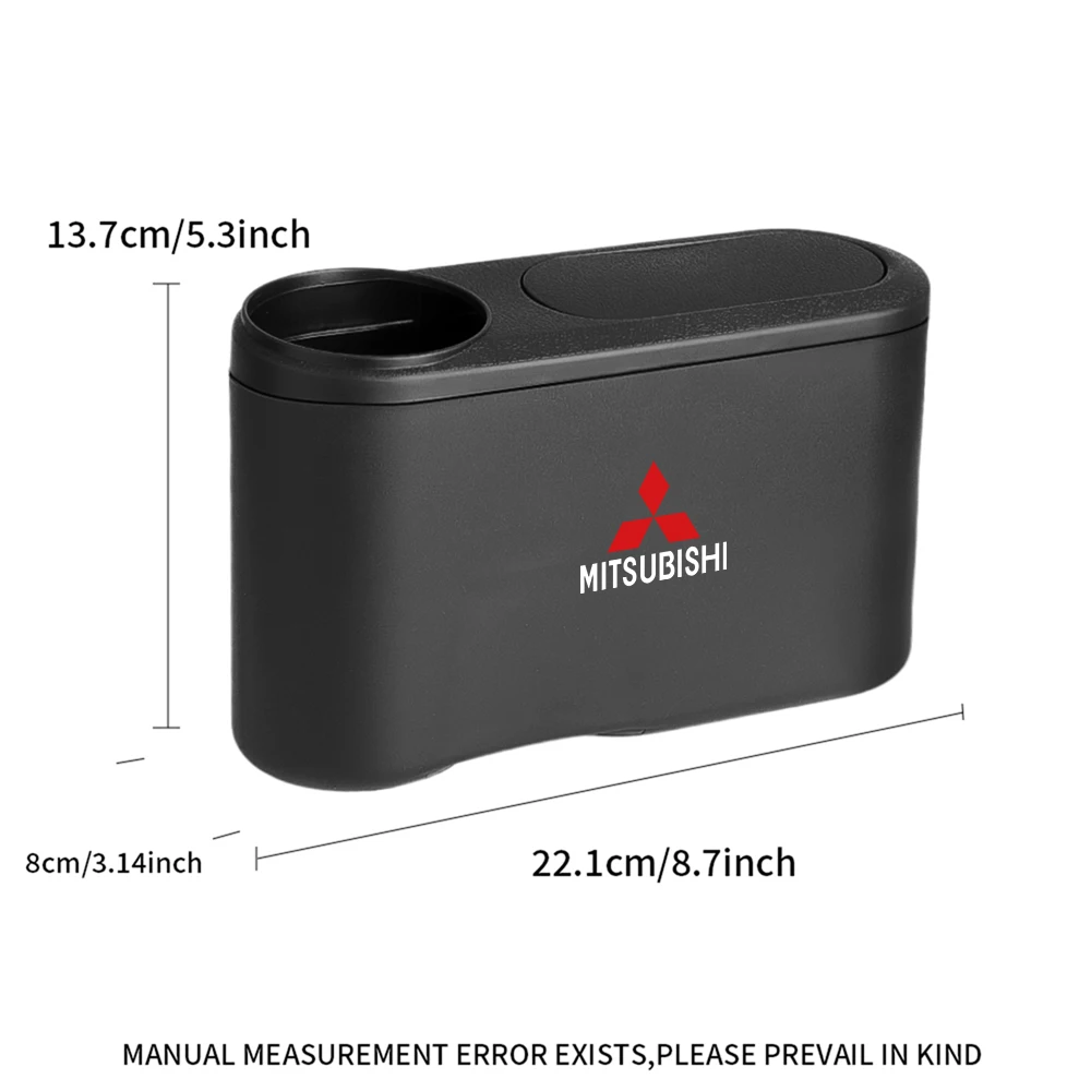 Car interior storage bin, garbage bin, car interior accessories For Mitsubishi lancer asx outlander pajero l200 gala