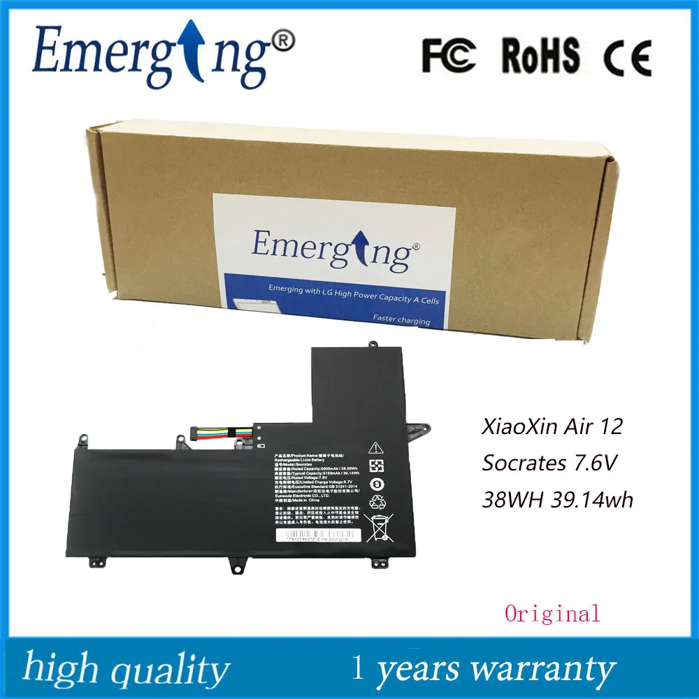 

7.6V 38WH New Original Battery for Lenovo XiaoXin Air 12 Socrates 5B10L54987