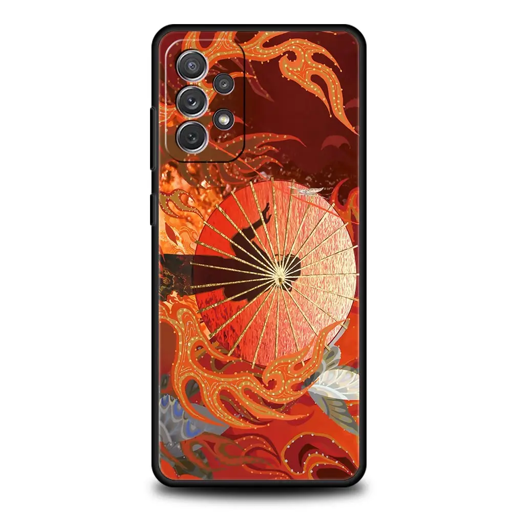 Elegant Tian Guan Ci Fu Themed Phone Case Cover