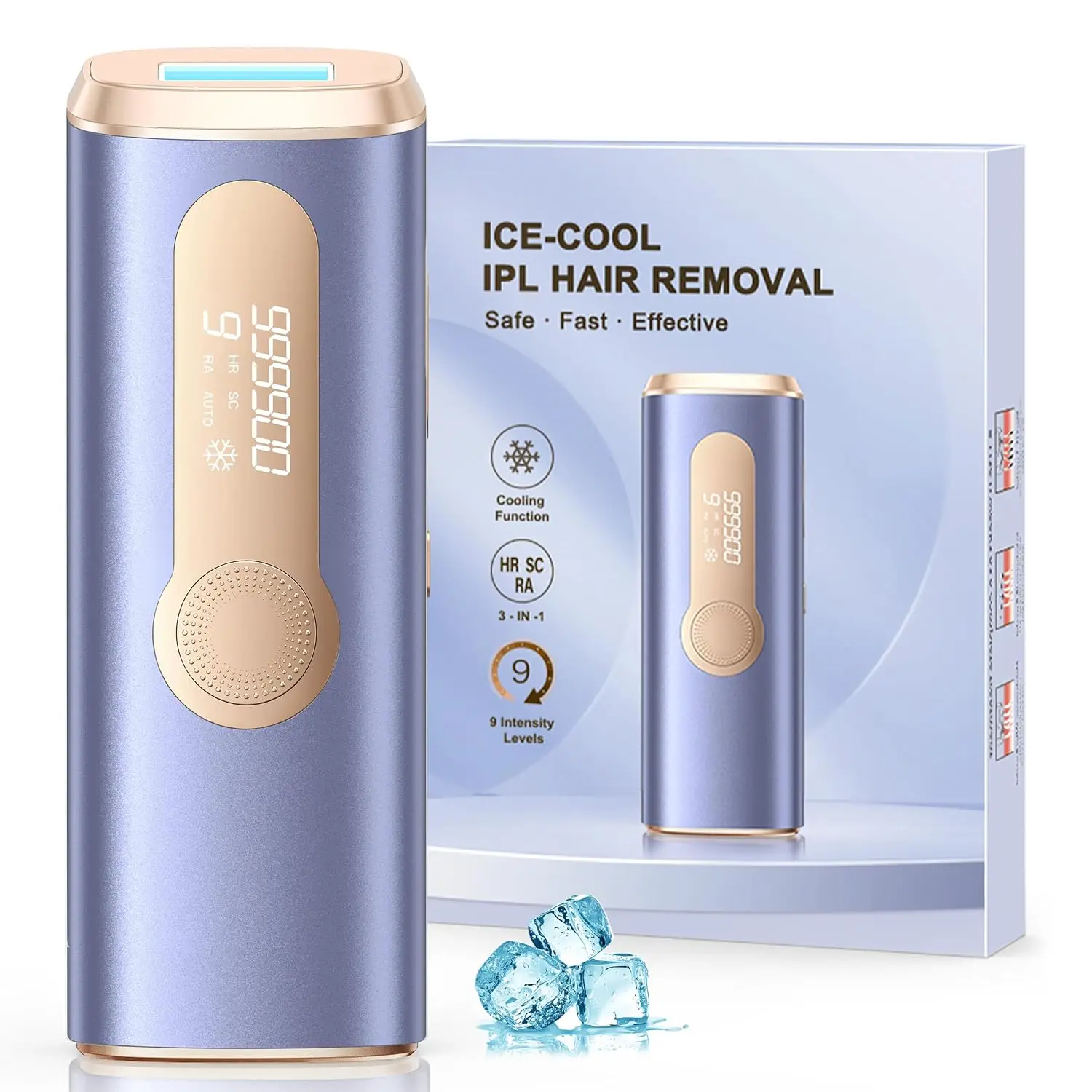 999900 Flashes IPL Hair Removal Ice Cooling Device 9 Levels 2