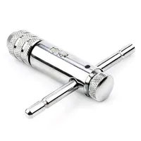 Clé à tarauder à main à cliquet réglable M3-M8, outil d'accessoires de taraudage avant et arrière étendu M5-M12 6