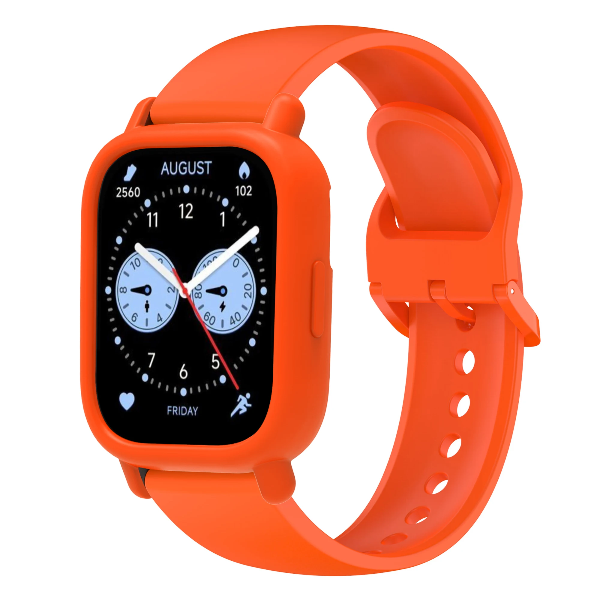 Shockproof Silicone Protector Shell for Smartwatch Screen Protection