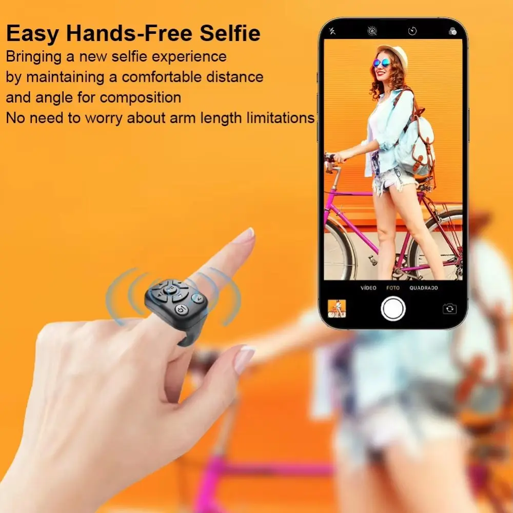 Wireless Auto Clicker Remote Controller Portable Comfortable To Wear E ...