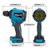 6IN1 Cordless Air Blower With Nozzle Dusting Machine Multifunction Dust Blower Inflator Vacuum Tool For Makita 18V Battery 2
