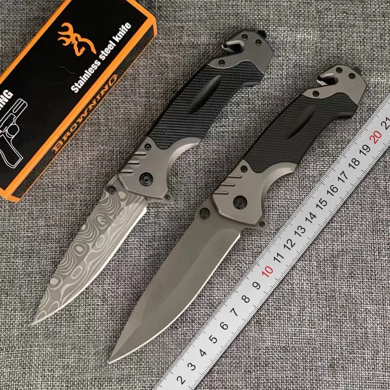 Folding Knife Outdoor Stainless Steel Pocket Camping Portable
