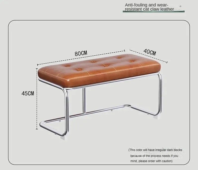 Домашня вітальня їдальня довгий обідній стіл довга лава ліжко торцева лава французький стиль ніжки лава з нержавіючої сталі меблі