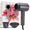 Negative ion blower with Foldable Handle Fast Drying Low Noise Blow Dryer for Women Men Portable Constant Temperature Blow Dryer 1