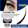 10 cases Lashonly Softer Ellipse Flat Lashes Extension Cashmere Mink Split Tips Matte False Eyelash Extensions Supplies Volume 3