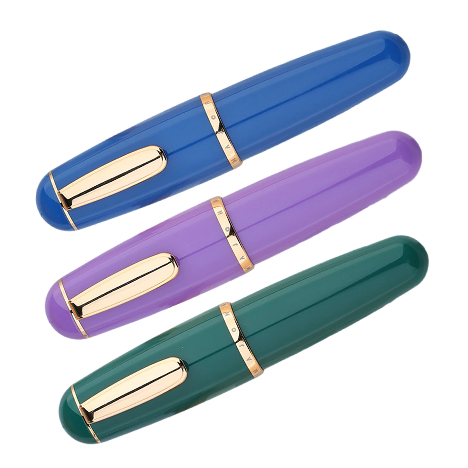 

MAJOHN Q1 Mini Resin Fountain Pen Iridium EF/F Nib Dropper Short Pocket Ink Pens school office 귀여운 문구 gifts pens for students
