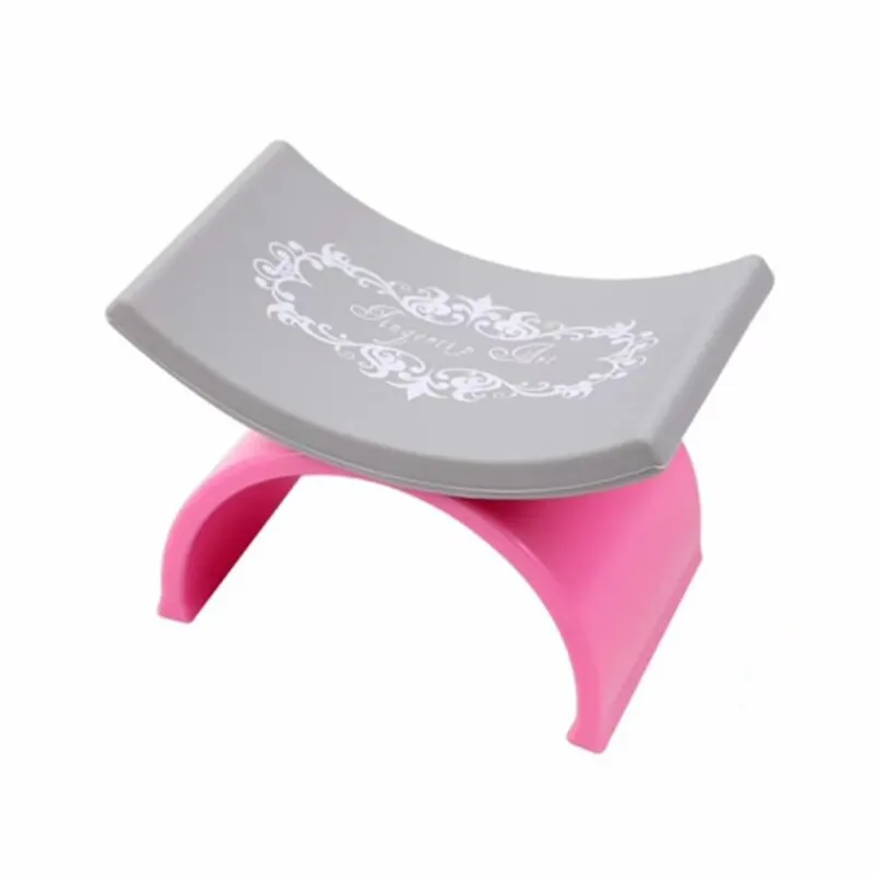 1pc U Shape Nail Pillow Removable Silicone Carrying Nail Pad Hand Rest Stand Hand Pillow Salon Cushion Tools