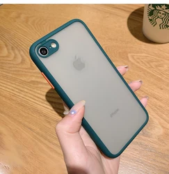 Enhanced Anti - Drop Frosted Phone Case with Fine Pore Skin Protection - iPhone SE 2020 (Army green)
