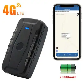2025 Nuovo 4G GPS Allarme Auto 4G GPS Tracker Auto 20000mA 4G Localizzatore GPS 20000mAh Impermeabile IP67 4G GPS Tracker Magnete Automatico APP Gratuita
