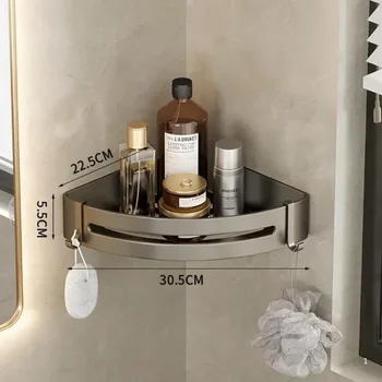 Estante Esquinero Adhesivo Sin Taladro para Ducha, Baño y Cocina