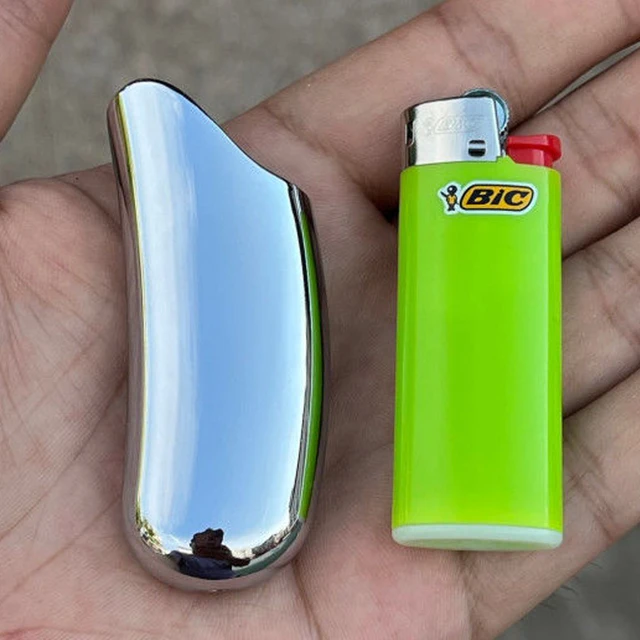 Funda de Metal para mechero Bic Mini, cubierta de espejo de hielo