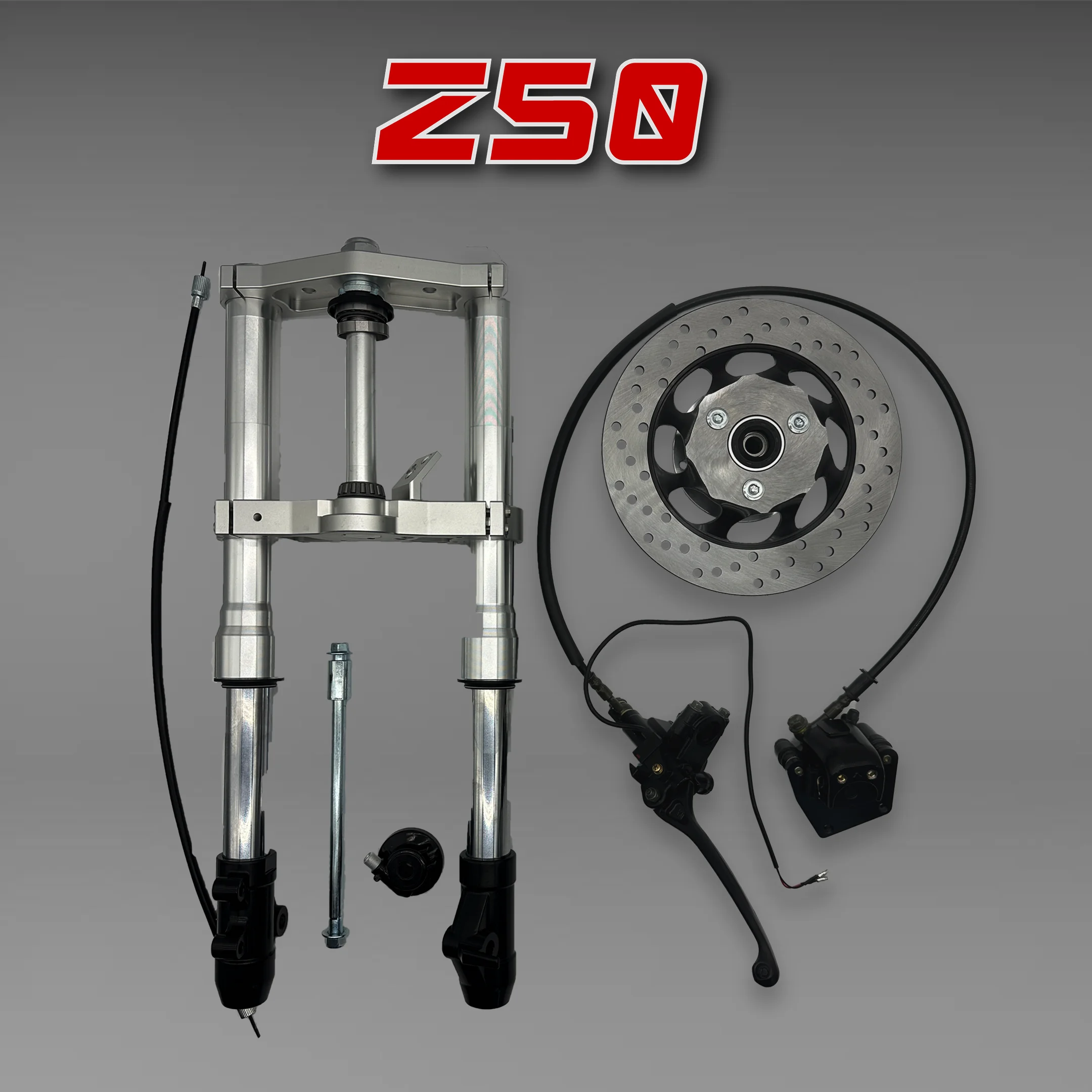 Z50InvertedFrontForkSetMotorcycleFrontForkwithBrakeSuspension