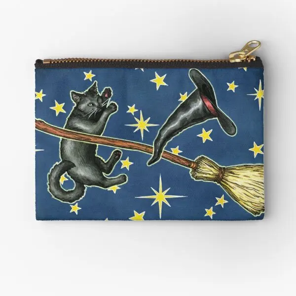 

Everyday Witch Tarot Back Of Card Desi Zipper Pouches Women Pure Wallet Money Cosmetic Underwear Coin Packaging Storage Pocket