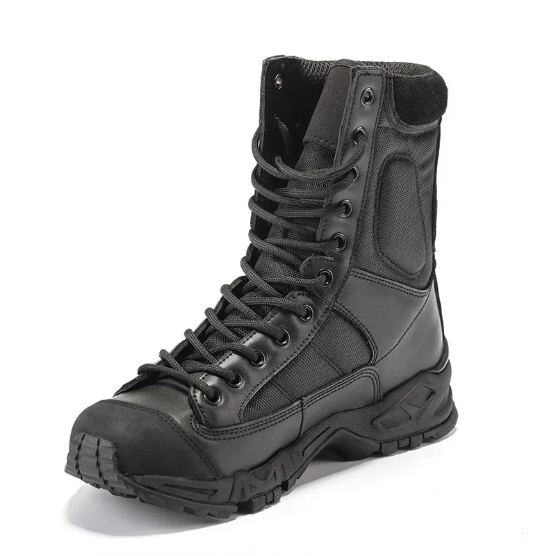 

New Sport Army Men Combat Tactical Boots Outdoor Hiking Desert Leather Ankle Boots Military Male Combat Shoes Botas Hombre tyh78