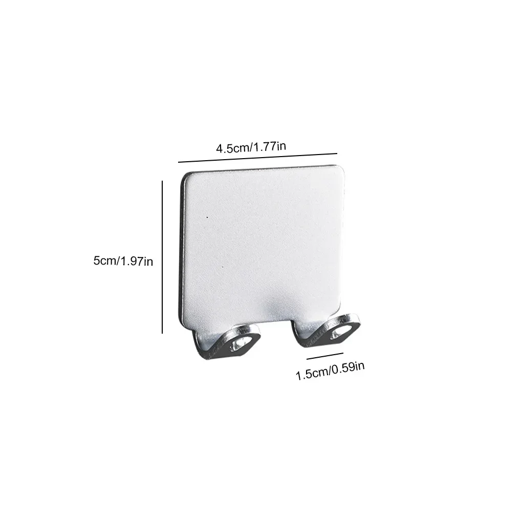 Hot! 2PCS Shaving Razor Holder Alumium Men Shaving Shaver Storage Hook Wall Shelf Razor Rack Bathroom Kitchen Accessories 6
