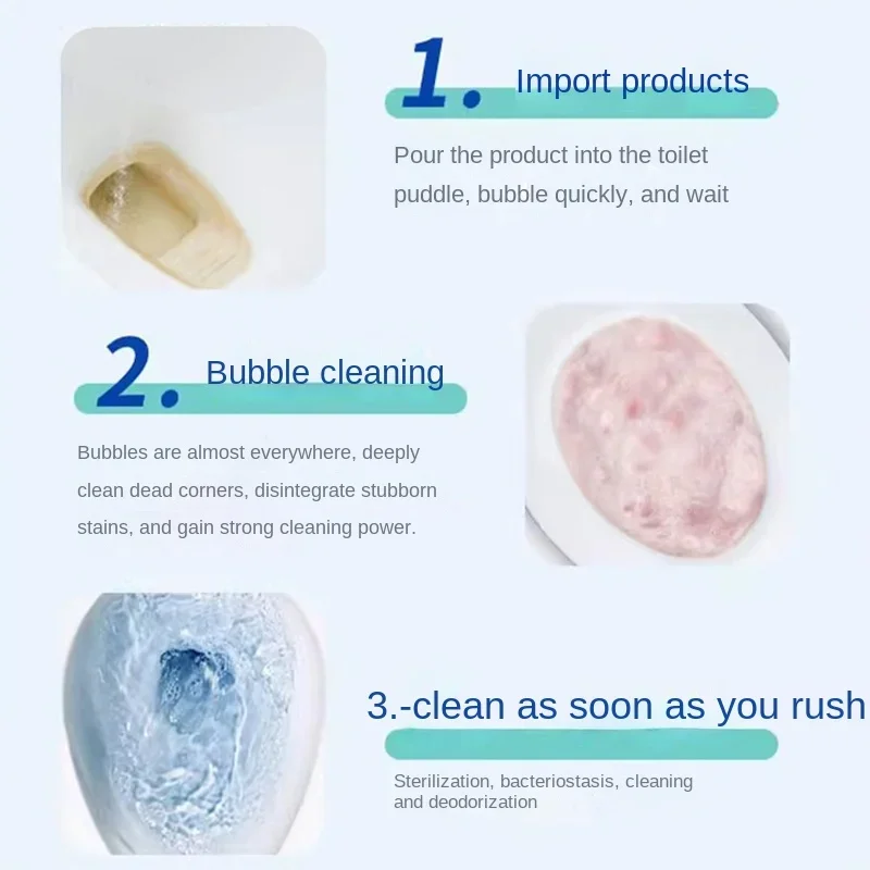 Home Cleaning Tools Toilet Cleaner for You Effervescent Tablets Deodorizer Detergent Urine Stains Air Fryer Yellow Scale Remover toilet cleaner toilet cleaner tablets
