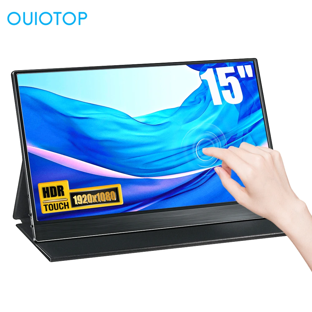 15 дюймовый портативный монитор Беспроводной IPSTouch экран HDR игровой HDMI Тип C 3 1