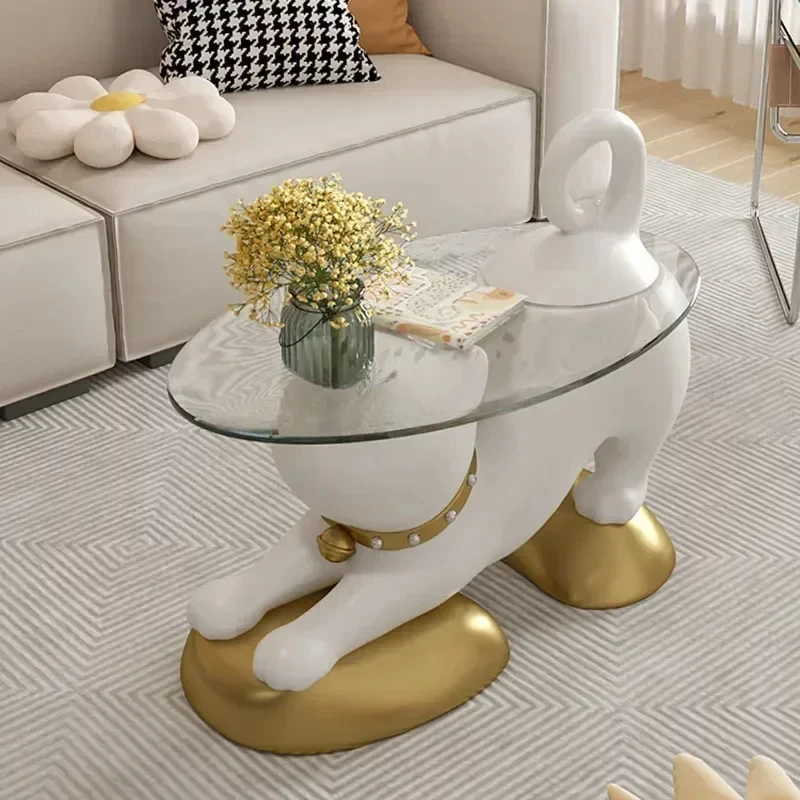 

Modern Style Round Glass Coffee Table Design Minimalist Small Coffee Table Living Room Decoration Stolik Nocny House Furniture