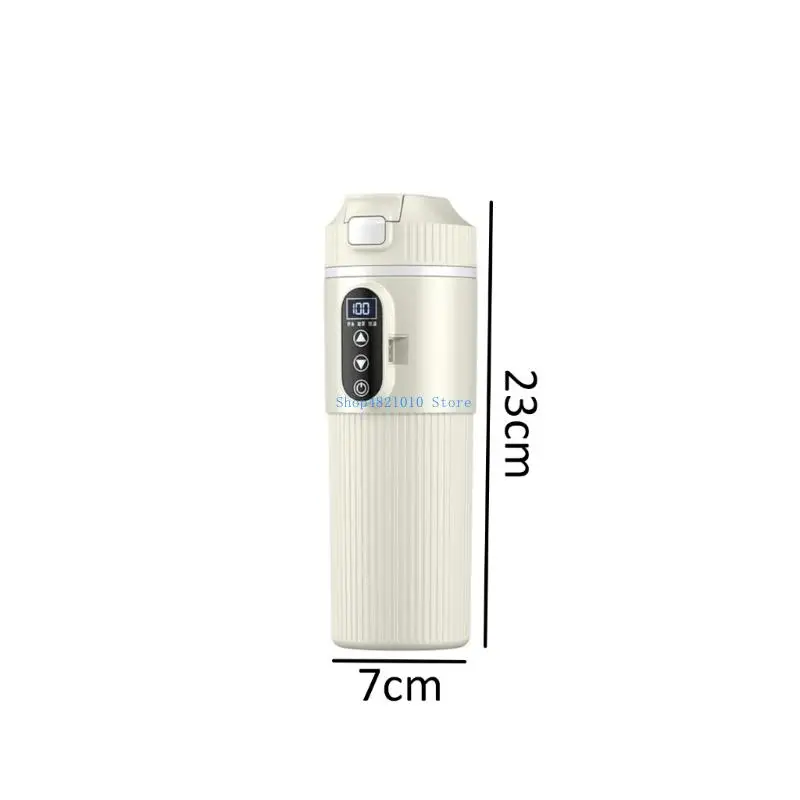 프로그래밍 가능한 온도 및 누출 방지 커버가 있는 T3LF 실용적인 500ml 차량용 플라스크