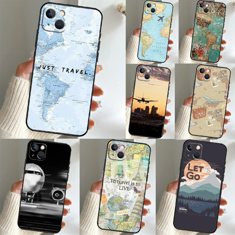 Globetrotting World Map Travel Case