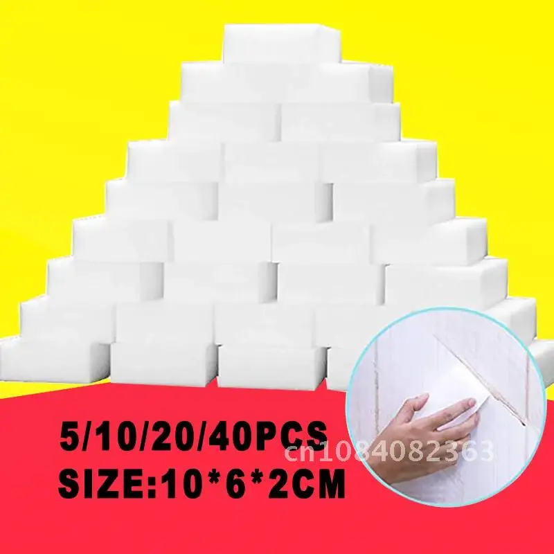 

Melamine Sponge PCS Magic Sponge Eraser Kitchen Bathroom Cleaning Tools Cleaner Sponge Cleaning Sponge