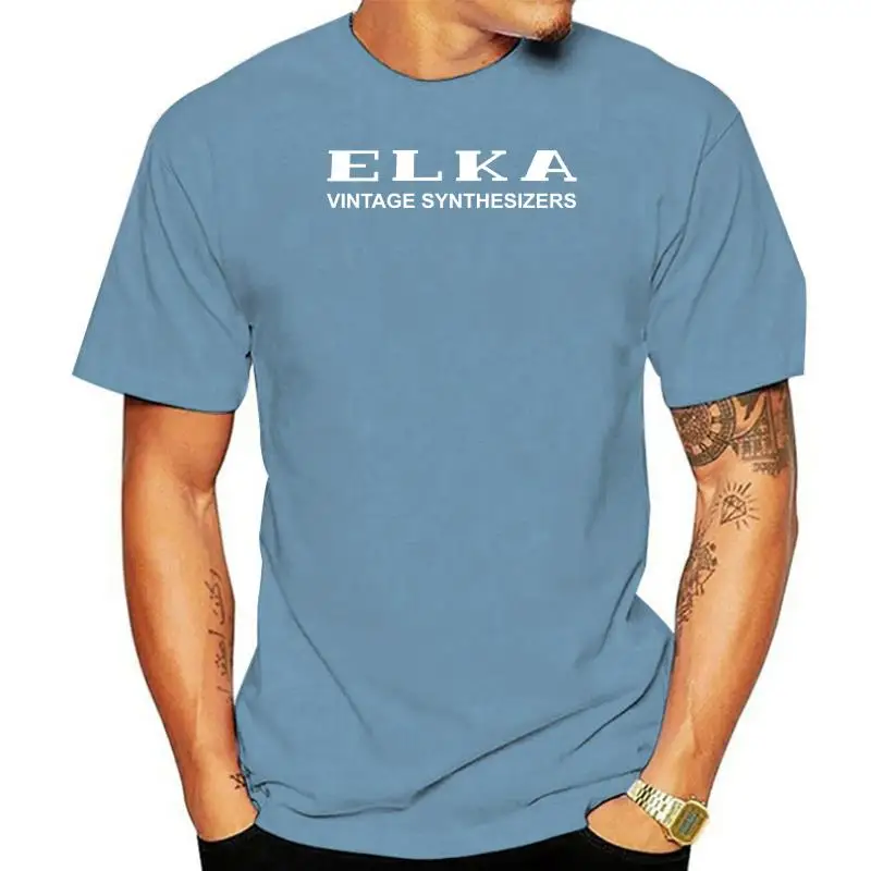 T-Shirt Sintetizzatori Elka 100 Cotone Synthex Retro Sintetizzatore Moog Roland 2Xl 17Xl Tee Shirt