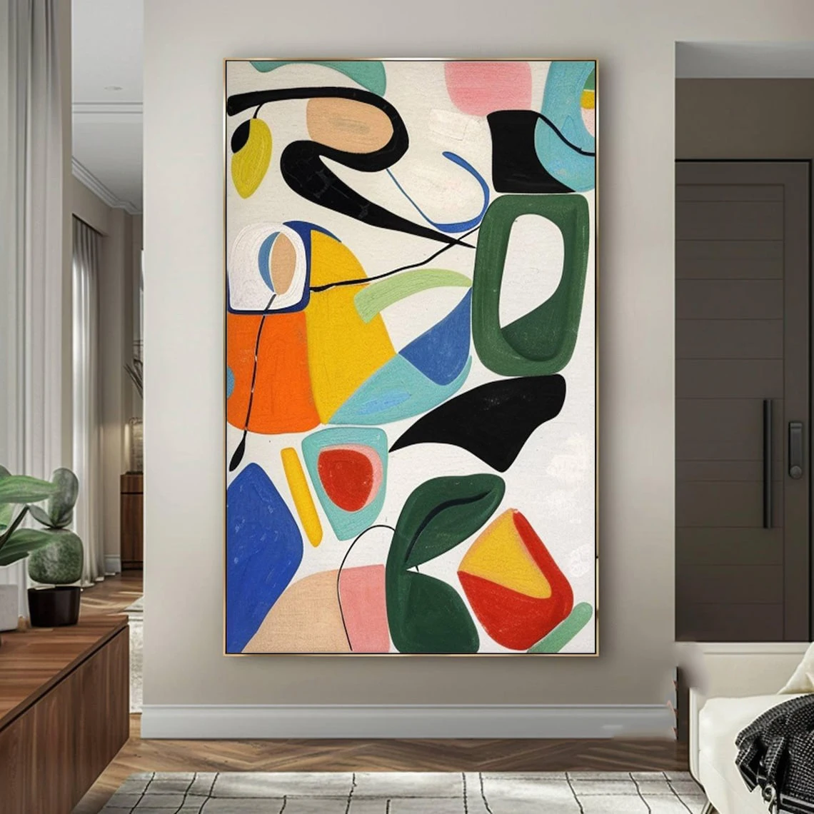 Handmade Abstract Canvas Painting 2