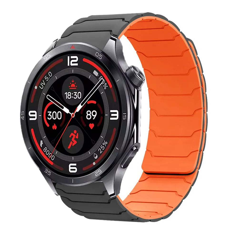 Magnetic Silicone Strap - Adjustable 20/22mm Bracelet Wristband