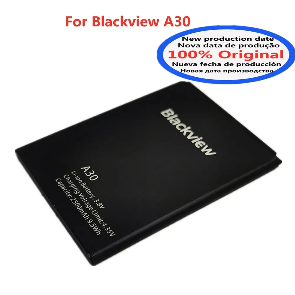 

Новинка 100% Оригинальный аккумулятор для телефона Blackview A30 2500 мАч мобильный телефон высококачественные батареи аккумулятор быстрая доставка